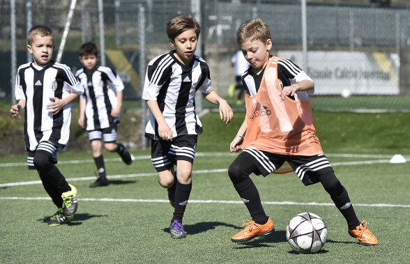 Juventus vine la București » 180 de copii vor avea șansa să participe la tabăra de fotbal "Juventus Torino Training Camp"