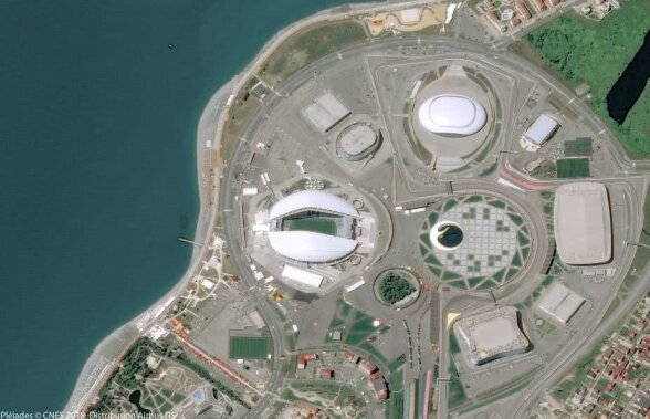GALERIE FOTO Imagini de senzație din satelit » Cum se văd bijuteriile de miliarde de euro pe care se vor juca meciurile de la Mondialul din Rusia