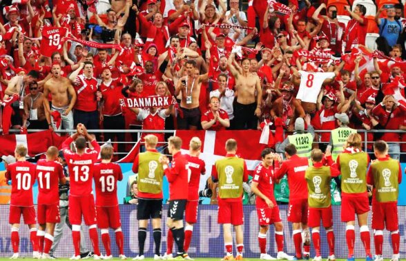 VIDEO Impresionant! Cum au sărbătorit 30.000 de danezi golul lui Poulsen cu Peru