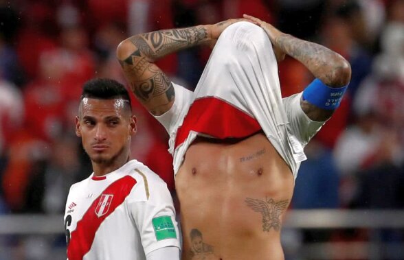 FOTO Disperarea lui Guerrero » Căpitanul peruanilor a ieșit de pe teren în lacrimi, după meciul horror cu Franța 