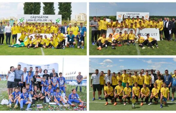 An excelent pentru echipele Academiei Hagi » 3 titluri naționale, 2 medalii de bronz, Cupa și Supercupa României, dar și Cupa Hagi! 