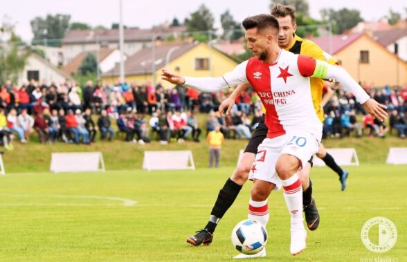 Alexandru Băluță a fost căpitan la debutul pentru Slavia Praga și a marcat după doar 6 minute