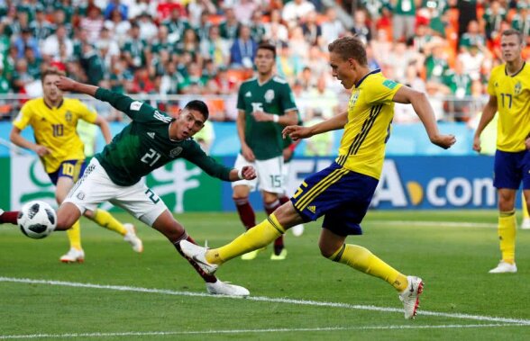 FOTO + VIDEO Miracolul scandinav continuă și la Mondial! » Suedia e în optimi după ce a făcut instrucție cu Mexic, 3-0