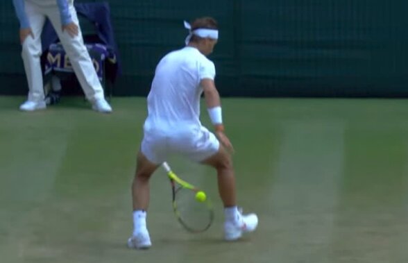 WIMBLEDON 2018. VIDEO "Phenomenadal" » Nadal l-a copiat pe Federer și a reușit un punct sclipitor la Wimbledon