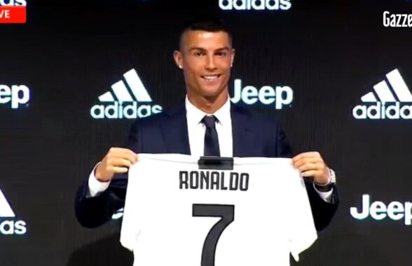 VIDEO+FOTO Cristiano Ronaldo a fost prezentat oficial la Juventus: "Vreau să le arăt italienilor că sunt un jucător de top" » Toate declarațiile portughezului
