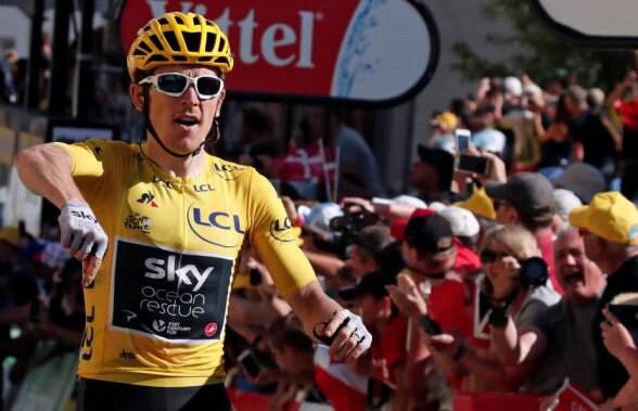 Primul tricou galben DIN ISTORIE câștigător pe Alpe D'Huez! Geraint Thomas a făcut o cursă incredibilă pe cea mai tare cățărare din ciclism! 