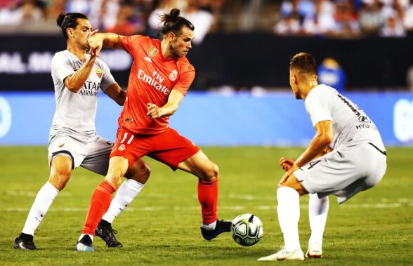 VIDEO+FOTO Real Madrid, victorie în ultimul amical, 2-1 cu AS Roma! Gareth Bale a făcut show: gol și pasă de gol de 30 metri