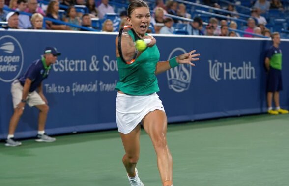 SIMONA HALEP - AJLA TOMLJANOVIC // VIDEO Emoții pentru liderul mondial în meciul de la Cincinnati: a acuzat probleme la spate și a avut nevoie de intervenția medicului