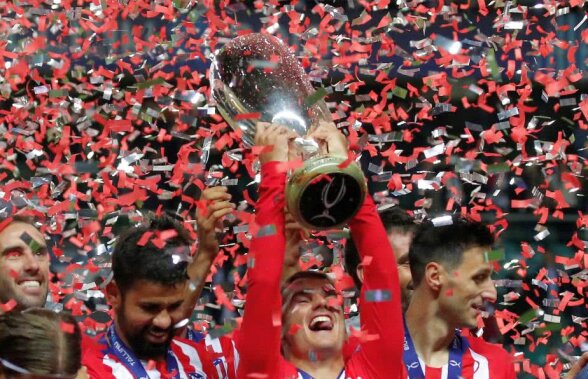 SUPERCUPA EUROPEI // VIDEO + FOTO Atletico Madrid câștigă Supercupa recordurilor și răzbună finalele pierdute contra Realului în Liga Campionilor