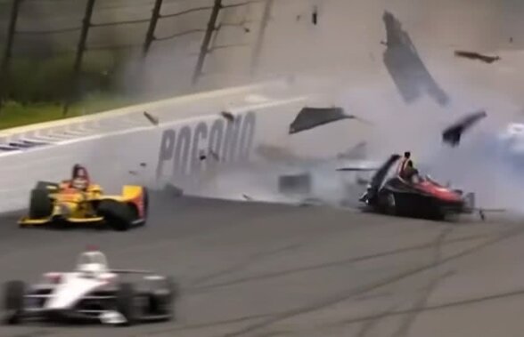 ROBERT WICKENS // VIDEO ȘOCANT! Accident înfiorător în IndyCar! A zburat în parapet, și-a rupt ambele picioare, iar mașina s-a făcut praf