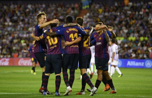 VIDEO Salvată de VAR! Victorie cu emoții pentru Barcelona în deplasarea de la Valladolid » Gol anulat gazdelor în minutul 90+2!