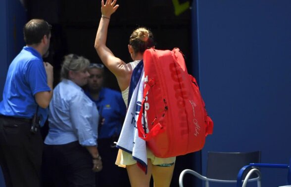 Critici pentru Simona Halep după eliminarea de la US Open: "Sincer, m-am făcut de râs"