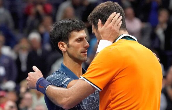 US OPEN // VIDEO EMOȚIONANT Juan Martin del Potro a izbucnit în plâns după înfrângerea din finala cu Djokovic » Reacția de mare campion a sârbului