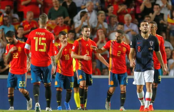 GALERIE FOTO » ȘOCUL Ligii Națiunilor! Spania a demolat finalista Mondialului + celelalte rezultate