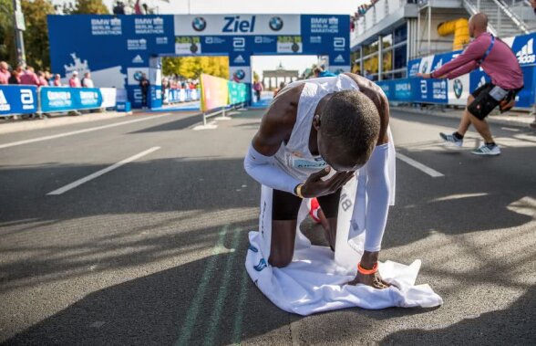 ELIUD KIPCHOGE // A stabilit un nou record mondial în maratonul de la Berlin: "Asta m-a făcut să trag de mine în ultimii kilometri"