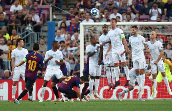 GALERIE FOTO Geniul Leo Messi » A marcat primul gol al sezonului în Champions League cu o execuție marcă înregistrată