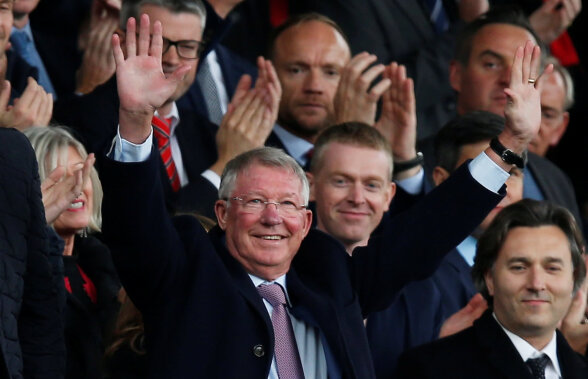 FOTO Sir Alex Ferguson, prima oară pe Old Trafford după ce a fost operat de hemoragie cerebrală