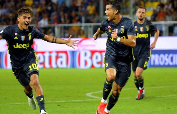 Cristiano Ronaldo, încă un gol pentru Juventus în Serie A, la 4 zile după eliminarea cu Valencia din Ligă 