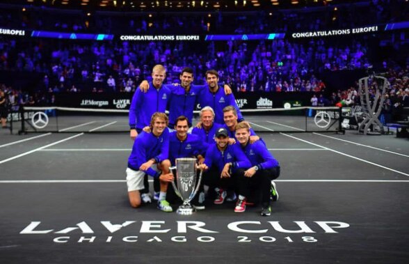 VIDEO + FOTO Echipa Europei a câștigat din nou Laver Cup » Federer și Djokovic au făcut show la petrecere
