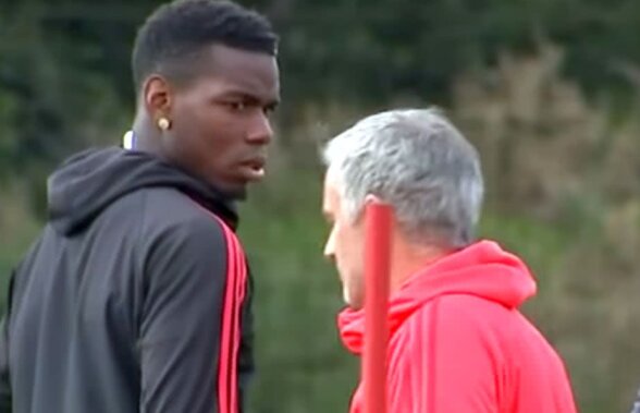 VIDEO Tensiune maximă la Manchester United! Cum a reacționat Pogba la întâlnirea cu Mourinho