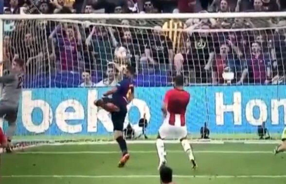 FOTO Luis Suarez ca Borcea » Atacantul Barcelonei s-a făcut de râs în meciul cu Bilbao