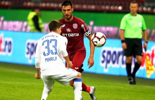 CFR CLUJ - CS U CRAIOVA 0-0 // Căpitanul CFR-ului a răbufnit la final: "Voi intra cu banda pe gură!". Dinu îl face praf