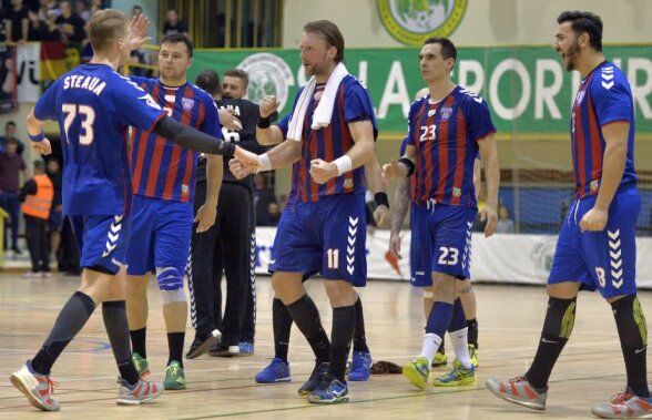 Steaua, victorie la două goluri în turul al II-lea din Cupa EHF » Stefan Vujic, cel mai bun marcator