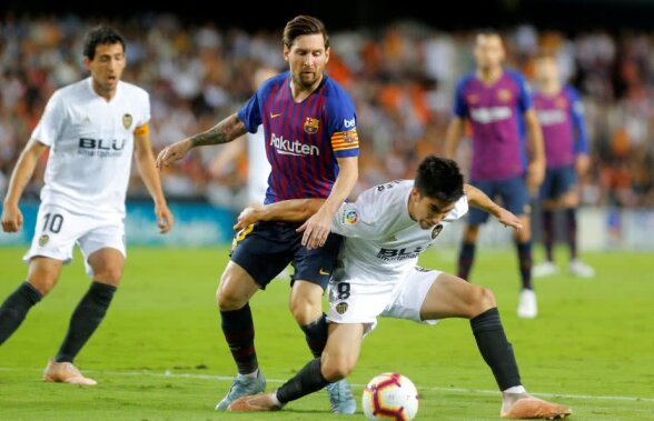 FOTO Pas greșit pentru Barcelona! Doar 1-1 cu Valencia și pierde primul loc în La Liga! Sevilla e lider