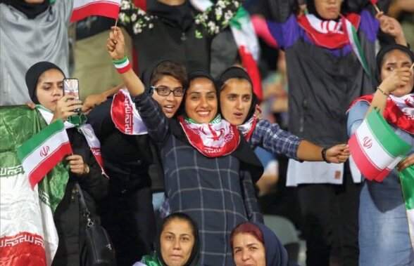 Revoltător! Politicul se implică și vrea să îndepărteze din nou femeile din Iran de pe stadion: "Când o femeie vede bărbați semidezbrăcați, se ajunge la păcat!"