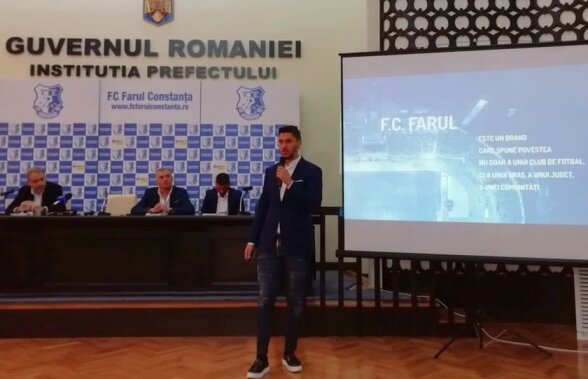 FOTO Marica și-a prezentat proiectul la Farul: "Suntem o asociația sportivă non-profit cu trei membri!" » Când vrea să câștige Liga 1