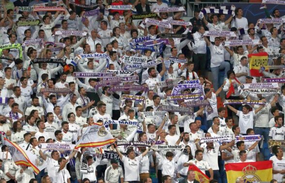 VIDEO + FOTO Atenție, mesaj vulgar! Stupefacție în minutul 12 al transmisiunii de pe "Santiago Bernabeu", la Real Madrid - Plzen