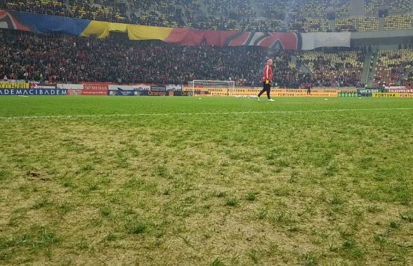 FOTO DINAMO - FCSB // Gazon HORROR pe Arena Națională! Derby-ul va avea de suferit