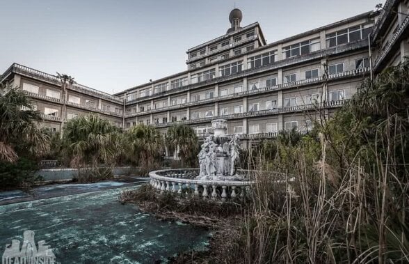 FOTO Imagini FABULOASE din interiorul celui mai mare hotel abandonat