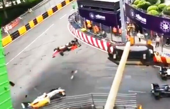VIDEO + FOTO UPDATE Accident ÎNFIORĂTOR în Formula 3 » 5 persoane rănite: pilotul, fractură de coloană 
