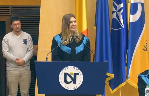 VIDEO Simona Halep a vorbit despre cel mai dificil moment din carieră după ce a primit titlul de Doctor Honoris Causa: "Mi-a furat trofeul"