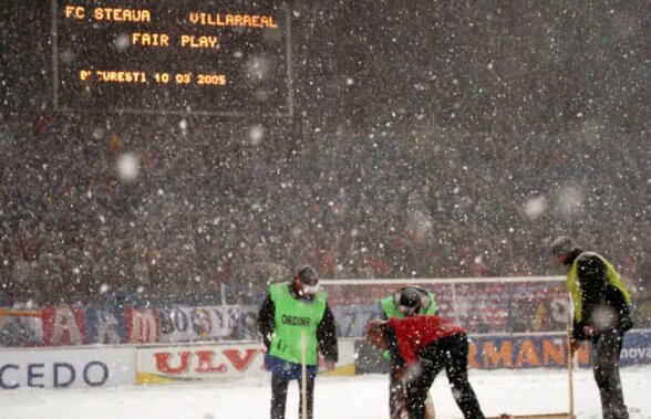 GALERIE FOTO + VIDEO 5 meciuri ISTORICE din fotbalul românesc în care ninsoarea a dat planurile tuturor peste cap