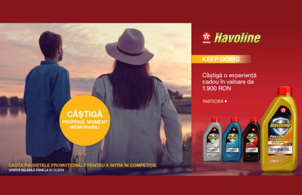 Havoline și Premium Lubricants organizatorii unei campanii promoționale cu premii speciale