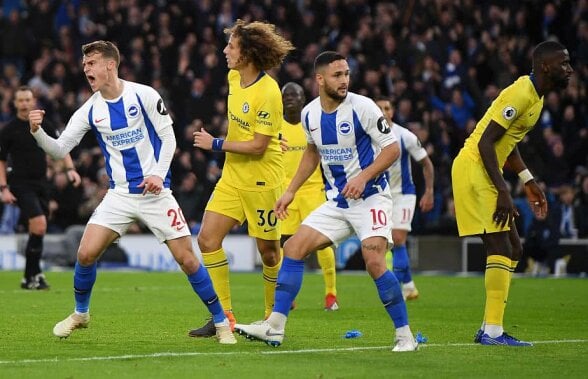 VIDEO Chelsea trece de Brighton, Florin Andone a jucat 30 de minute