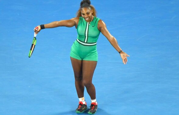 SERENA WILLIAMS LA AUSTRALIAN OPEN // VIDEO+FOTO Serena e în turul 3 la AO, tot mai aproape de un meci-șoc cu Simona Halep » Fanii i-au criticat din nou echipamentul: „Ar trebui interzisă!”
