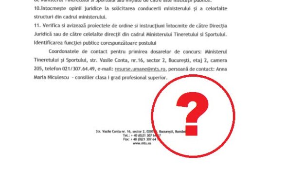 EXCLUSIV Premieră după investigația Gazetei: nimeni din MTS nu-și mai asumă anunțurile de concurs postate pe site!