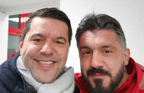 Contra a vorbit cu Gattuso despre fotbalul românesc » Selecționerul a dezvăluit ce-l surprinde pe antrenorul de la AC Milan
