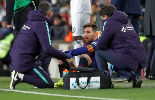 Barcelona - Valencia 2-2 // Contuzie sau contractură? Emoţii pentru Clasico cu Messi după accidentare 