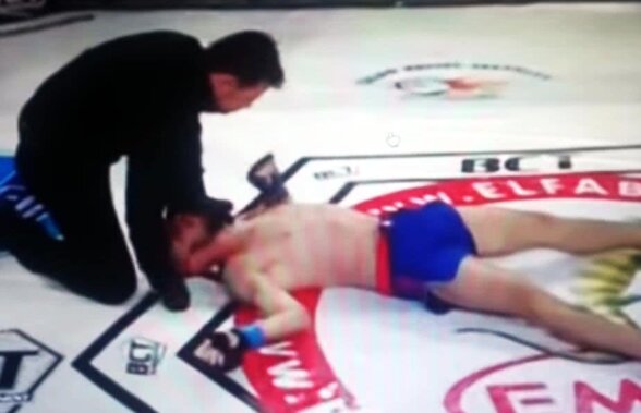 VIDEO Teodor Emi, făcut KO și lăsat inert în ring » Reacția lui Mircea Badea: „Un minut și 20 de secunde a durat distrugerea până la comă a acestui golan infatuat și tupeist. I-au pus oxigen să nu crape!”