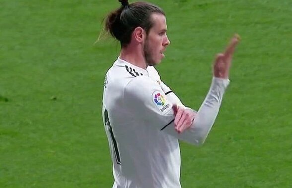 ATLETICO MADRID - REAL MADRID 1-3 //  VIDEO Gareth Bale a cedat în meciul cu Atletico! Gestul obscen îndreptat către fanii lui Atletico după golul care a închis partida 