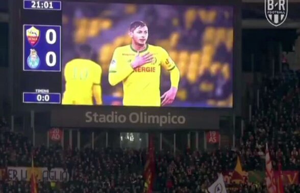 LIGA CAMPIONILOR // Moment de reculegere în memoria lui Emiliano Sala » Imagini emoționante pe „Old Trafford” și Stadio Olimpico