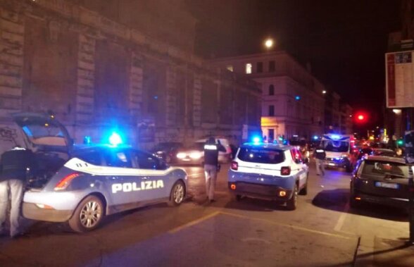 LAZIO - SEVILLA // GALERIE FOTO A fost măcel! Incidente sângeroase pe străzile Romei: 4 înjunghiați, unul în stare gravă