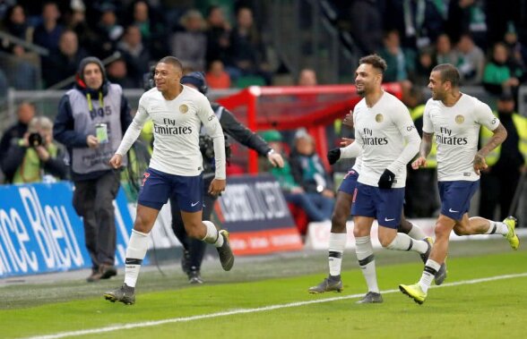 Saint-Étienne - PSG 0-1 // VIDEO Air Kylian! Super gol și alte recorduri » Mbappé sare toate barierele: „Va fi cel mai bun fotbalist al lumii”