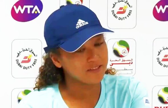 WTA DUBAI // Naomi Osaka, din nou în lacrimi, de data asta la Dubai: „Nu cred că înțeleg unde sunt, nu știu ce se întâmplă”