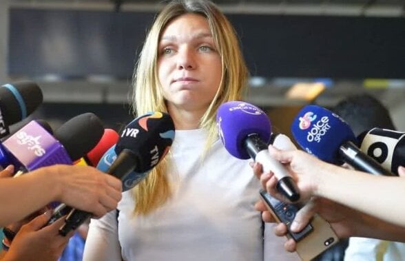 Simona Halep, iritată de o întrebare a jurnaliștilor la revenirea în țară: „Chiar credeți că s-a scris la nivel internațional?”. Titluri care o contrazic