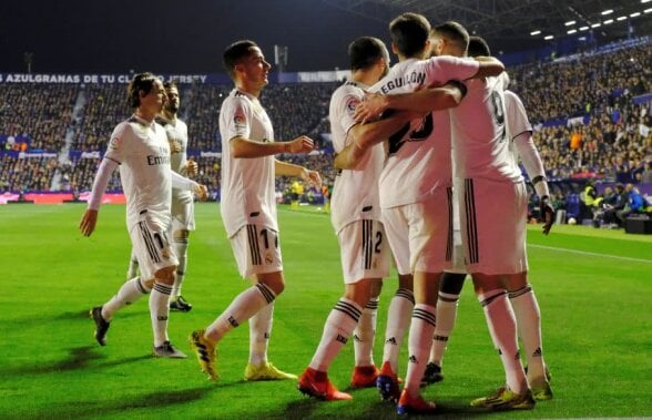 LEVANTE - REAL MADRID 1-2 // VIDEO+FOTO Real câștigă greu în La Liga, cu două penalty-uri: urmează El Clasico